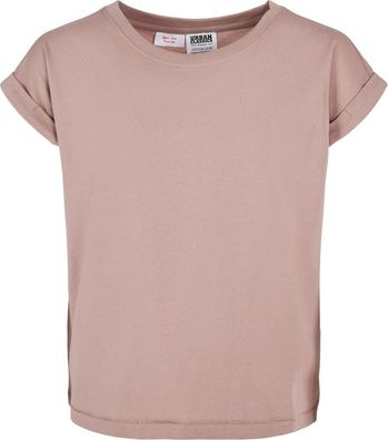 Urban Classics Mädchen Girls Organic Extended Shoulder Tee Duskrose