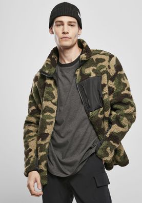 Urban Classics Jacke Sherpa Jacket Wood Camouflage