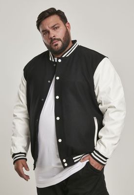 Urban Classics College Jacke Oldschool College Jacket Black/White