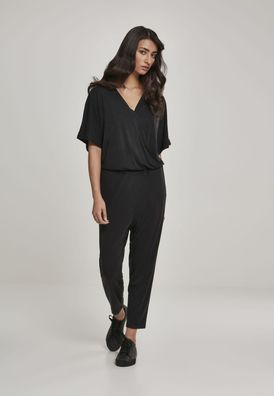 Urban Classics Damen Jumpsuit Ladies Modal Jumpsuit Black