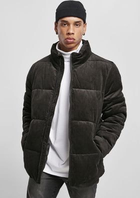 Urban Classics Jacke Boxy Corduroy Puffer Jacket Black