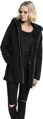 Urban Classics Damen Leichte Jacke Ladies Sherpa Jacket Black