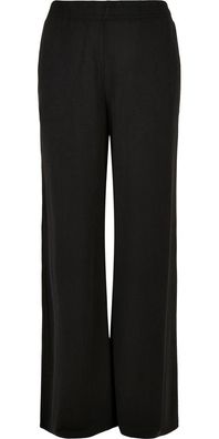 Urban Classics Damen Ladies Modal Wide Leg Pants Black