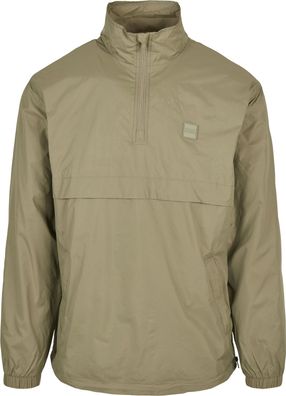 Urban Classics Jacke Stand Up Collar Pull Over Jacket Khaki