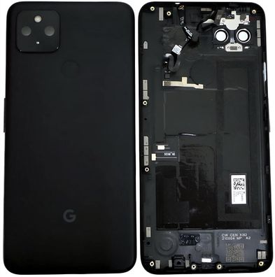 Original Google Pixel 4a 5G G025I Gehäuse Akkudeckel Schwarz Akzeptabel