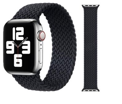 Original Apple Braided Solo Loop Armband 38/40/41mm Größe 3 Charcoal