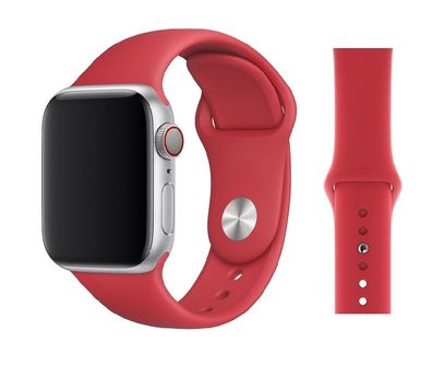 Original Apple Sport Armband S/M 42/44/45mm MU9N2ZM/A (Product) Red 3. Gen Sehr Gut