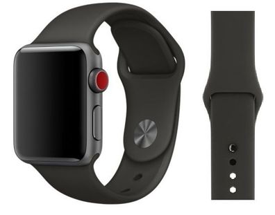 Original Apple Sport Armband S/M + M/L 38/40/41mm Dark Gray Space Black Titanium