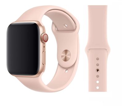 Original Apple Sport Armband M/L 42/44/45mm MNJ92ZM/A Pink Sand 1. Gen Roségold