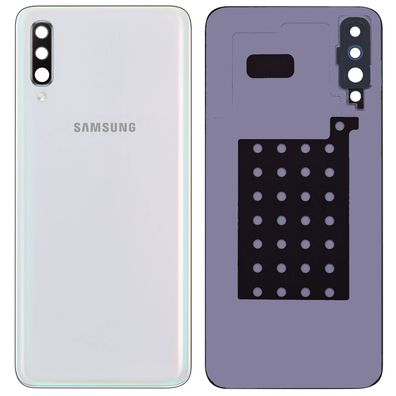 Original Samsung Galaxy A50 A505F Akkudeckel Backcover Rückseite Hinten Weiß Gut