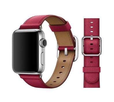 Original Apple Classic Buckle Armband 42/44/45mm MPWM2ZM/A Berry 4. Gen
