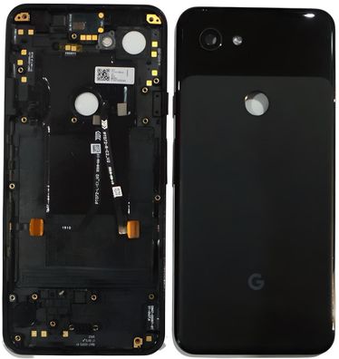 Original Google Pixel 3A G020F Akkudeckel Backcover Schwarz Akzeptabel