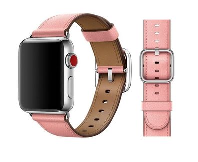 Original Apple Classic Buckle Armband 38/40/41mm MRP32ZM/A Soft Pink 4. Gen Sehr Gut