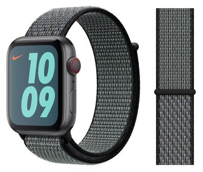 Original Apple Nike Sport Loop Armband 38/40/41mm MXN12ZM/A World Indigo/Lime Blast