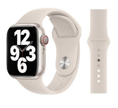 Original Apple Sport Armband M/L 42/44/45mm MTPN2ZM/A Stone 2. Gen