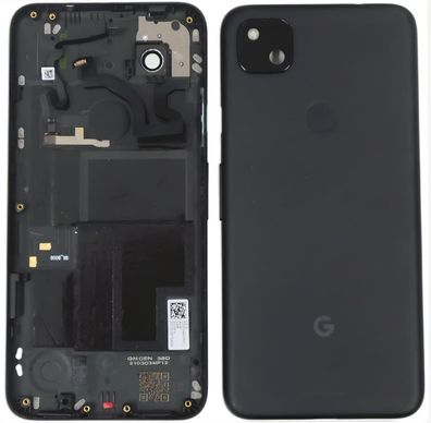 Original Google Pixel 4a G025N Gehäuse Akkudeckel Schwarz Gut