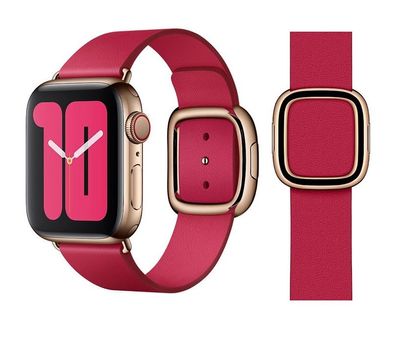 Original Apple Modern Buckle Armband Größe L 38/40/41mm MXPC2ZM/A Raspberry