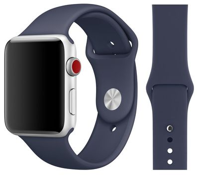 Original Apple Sport Armband S/M + M/L 42/44/45mm MLL02ZM/A Midnight Blue 1. Gen