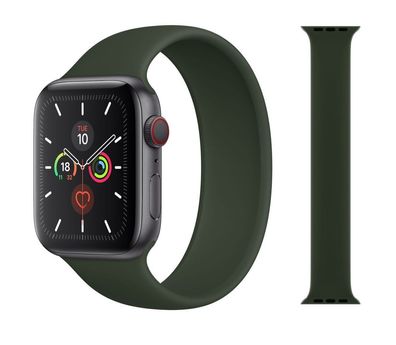 Original Apple Solo Loop Armband 42/44/45mm Größe 10 Cyprus Green