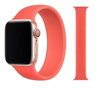 Original Apple Solo Loop Armband 42/44/45mm Größe 8 Pink Citrus