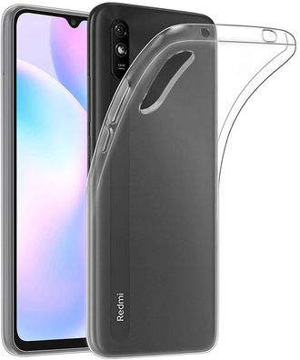 Wisam® Xiaomi Redmi 9A 6,53" Silikon Case Schutzhülle Hülle Transparent