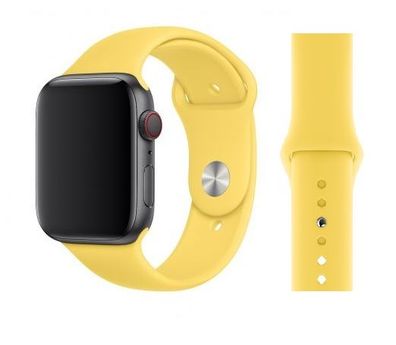 Original Apple Sport Armband S/M 38/40/41mm MV6A2ZM/A Canary Yellow Sehr Gut
