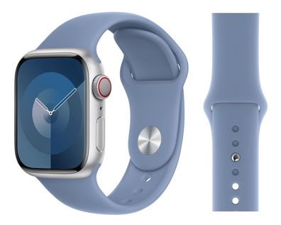 Original Apple Sport Armband M/L 38/40/41mm MP783ZM/A Slate Blue Sehr Gut