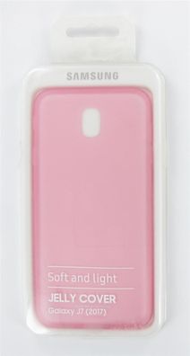 Original Samsung Galaxy J7 (2017) Jelly Cover EF-AJ730 Schutzhülle Pink OVP