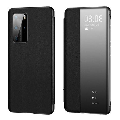 Original Huawei P40 Pro Smart View Flip Cover 51993781 Schutzhülle Black