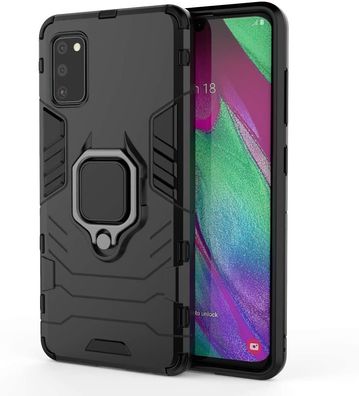 Wisam® Schutzhülle für Samsung Galaxy A41 6,1" Panzer Armor Case Ring Ständer