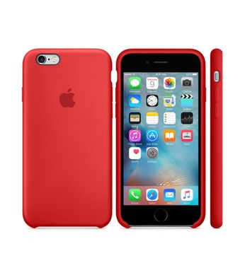 Original Apple iPhone 6 Plus / 6S Plus Silikon Case MKXM2ZM/A Product Red Neu OVP