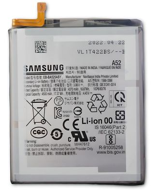 Original Samsung Galaxy A525G A52 A52s Akku Batterie EB-BA525ABY 4500mAh