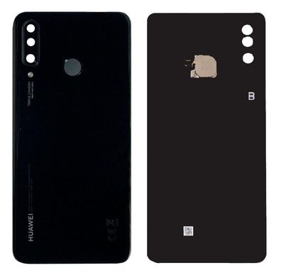 Original Huawei MAR-LX1A P30 Lite Nova 4e Akkudeckel Kameraglas Black Gut