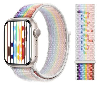 Original Apple Sport Loop Armband 38/40/41mm MN6K3ZM/A Pride Edition 2022