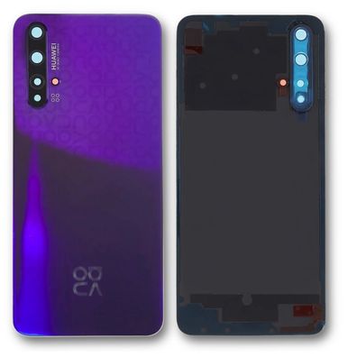 Original Huawei Nova 5T YAL-L21 Akkudeckel mit Kameraglas Midsummer Purple Neu