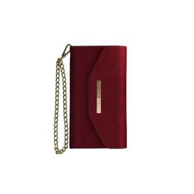 iDEAL OF SWEDEN Apple iPhone X Mayfair Clutch Velvet Schutzhülle Red