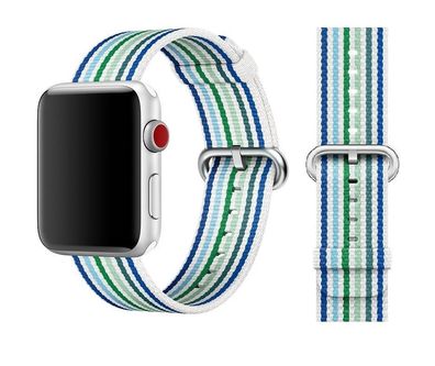 Original Apple Woven Nylon Armband 38/40/41mm MRHA2ZM/A Blue Stripe