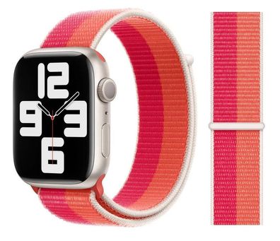 Original Apple Sport Loop Armband 38/40/41mm MN5N3ZM/A Nectarine/Peony