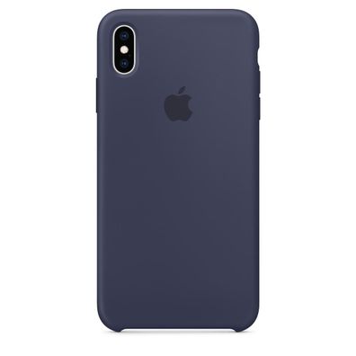 Original Apple iPhone XS Max Silikon Case MRWG2ZM/A Schutzhülle Midnight Blue