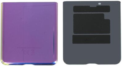 Original Samsung Galaxy Z Flip SM-F700 Akkudeckel Backcover Lila Sehr Gut
