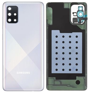 Original Samsung Galaxy A71 SM-A715F Akkudeckel Backcover Weiß Akzeptabel
