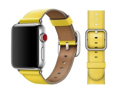 Original Apple Classic Buckle Armband 38/40/41mm MRP42ZM/A Spring Yellow 4. Gen