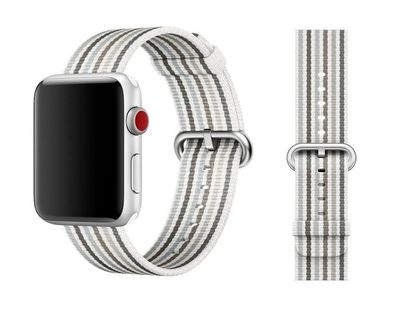 Original Apple Woven Nylon Armband 38/40/41mm MRH92ZM/A Gray Stripe