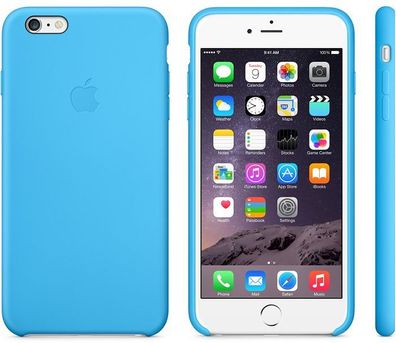 Original Apple iPhone 6 Plus / 6S Plus Silikon Case MGRH2ZM/A Blue