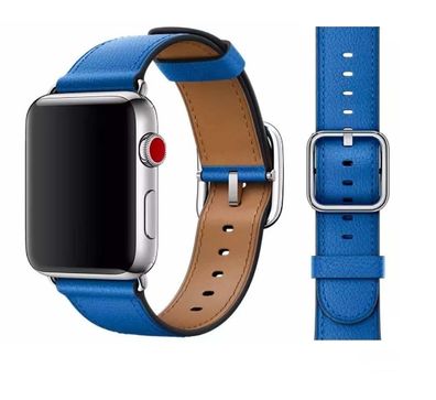 Original Apple Classic Buckle Armband 38/40/41mm MRP22ZM/A Electric Blue 4. Gen