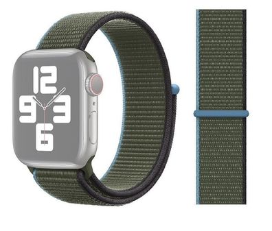 Original Apple Sport Loop Armband 42/44/45mm MYA72ZM/A Inverness Green