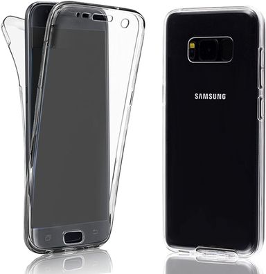 Full Cover Für Samsung Galaxy S6 Edge Plus 5,7" Silikon Transparent TPU 360° Hülle