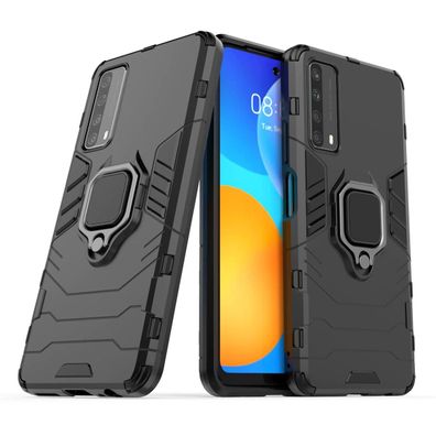 Wisam® Huawei P Smart 2021 6,67" Panzer Schutzhülle Armor Case Ring Ständer