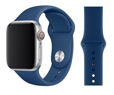 Original Apple Sport Armband S/M + M/L 38/40/41mm MTPC2ZM/A Blue Horizon