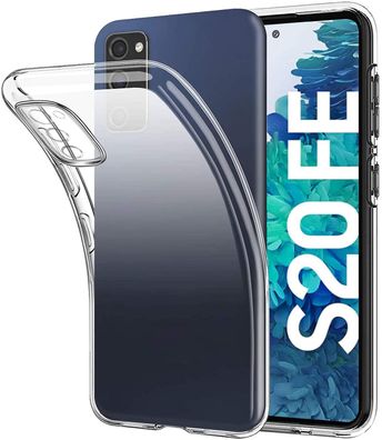 Wisam® Schutzhülle für Samsung Galaxy S20 FE / S20FE 5G 6,5" Silikon Transparent